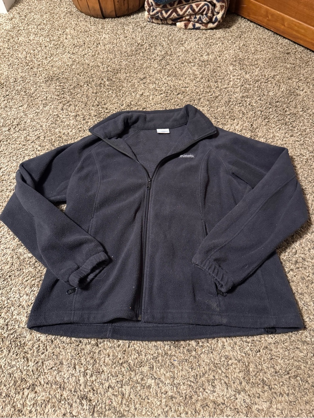 Columbia Women's Black Full-Zip Teddy Fleece Jacket